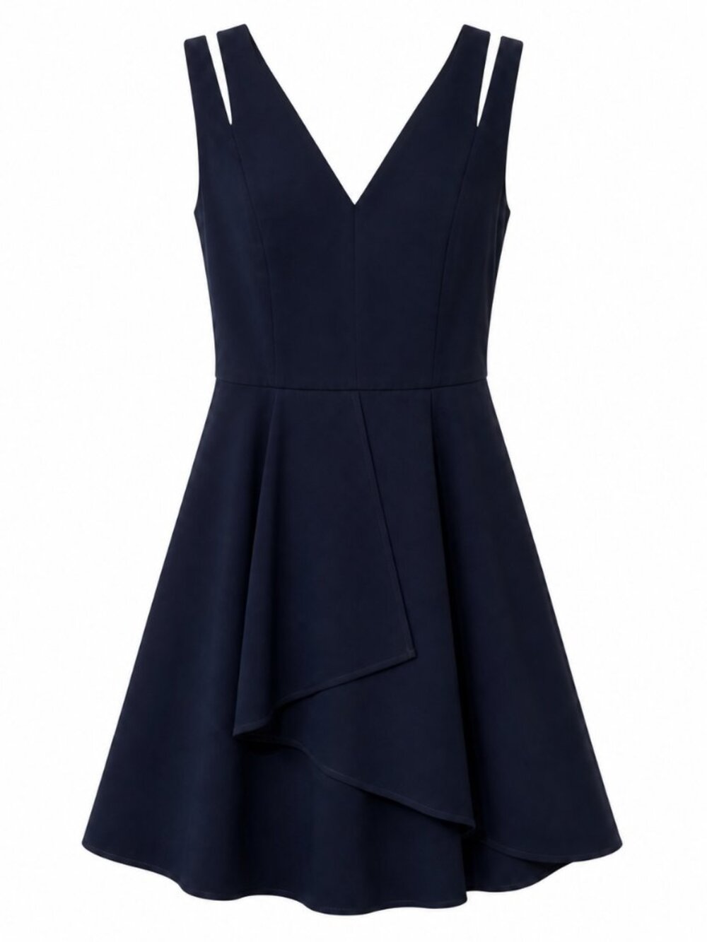 Adelyn Rae Navy Sleeveless High-Low Dress XS
